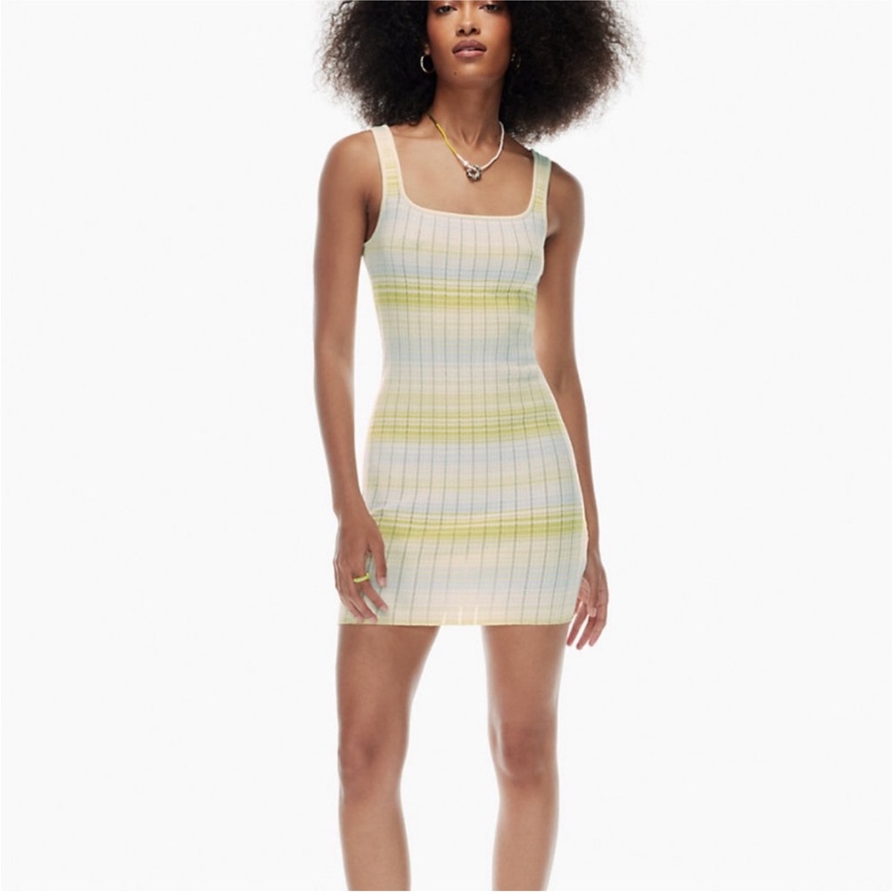 Wilfred Invitation Striped Mini Dress